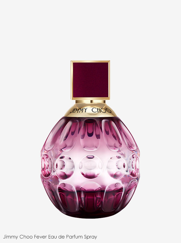 Image of Jimmy Choo Fever perfume on a plain white background 