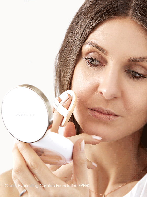 Best refillable beauty: Clarins Everlasting Cushion Foundation SPF50