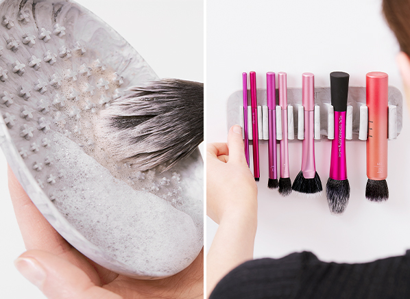 4 Tools That Keep Makeup Brushes Clean