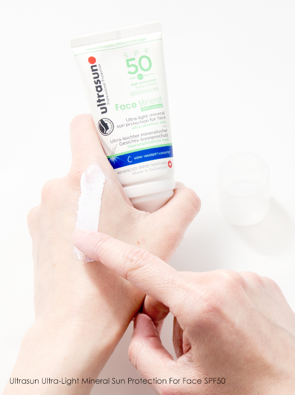 Hand image of Ultrasun Ultra-Light Mineral Sun Protection For Face SPF50