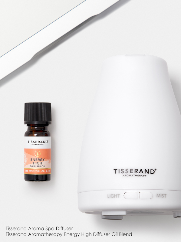 Best Fragrance Diffuser: Tisserand Aroma Spa Diffuser and Aromatherapy Energy High Diffuser Oil Blend