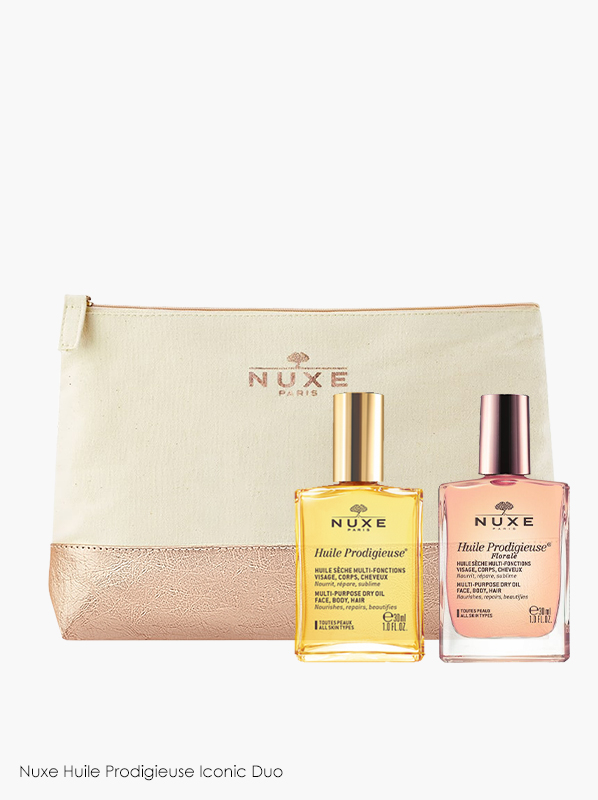 Escentual Best Black Friday Skincare Deals; Nuxe Huile Prodigieuse Iconic Duo