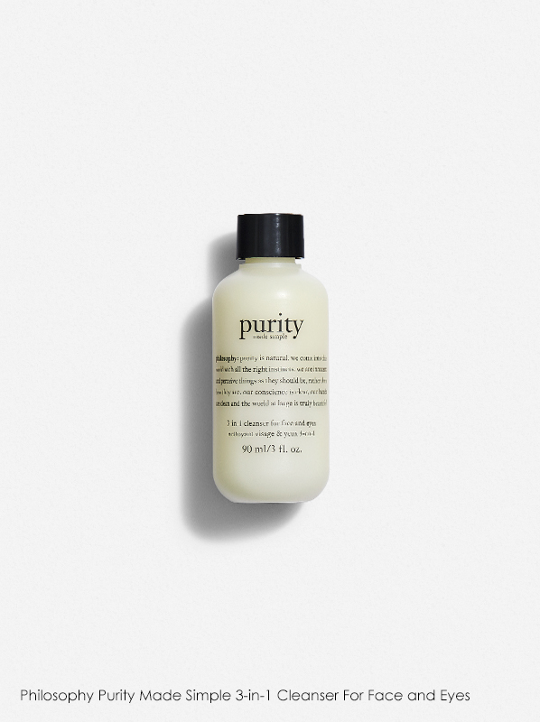 Philosophy products in a gift guide: Philosophy Purity Made Simple 3-in-1 Cleanser For Face and Eyes