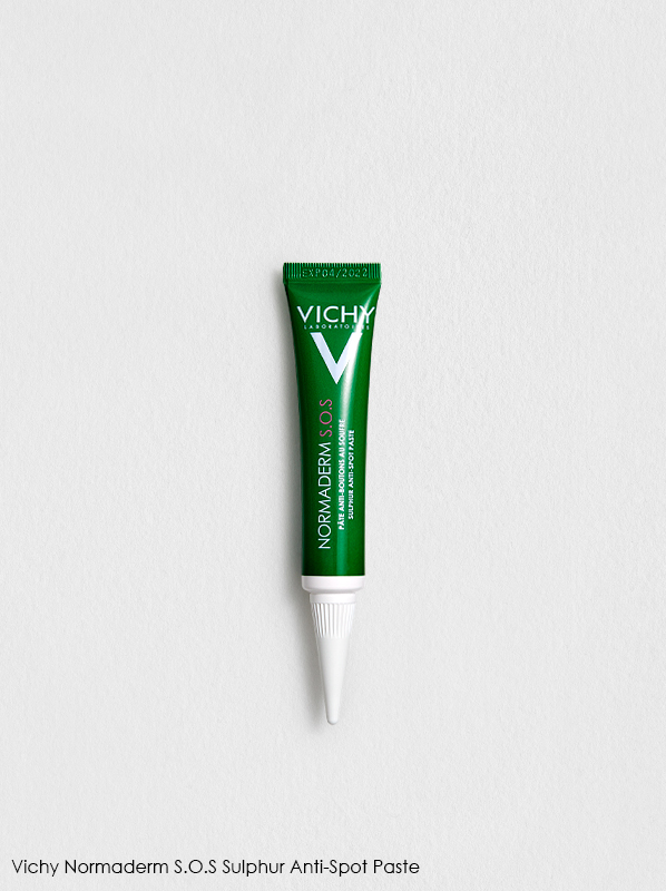 Stress and breakouts: Vichy Normaderm S.O.S Sulphur Anti-Spot Paste