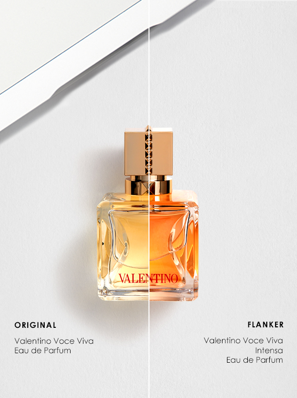 Original vs Flanker Fragrance; Valentino Voce Viva Intense Eau de Parfum and Voce Viva Intensa Eau de Parfum