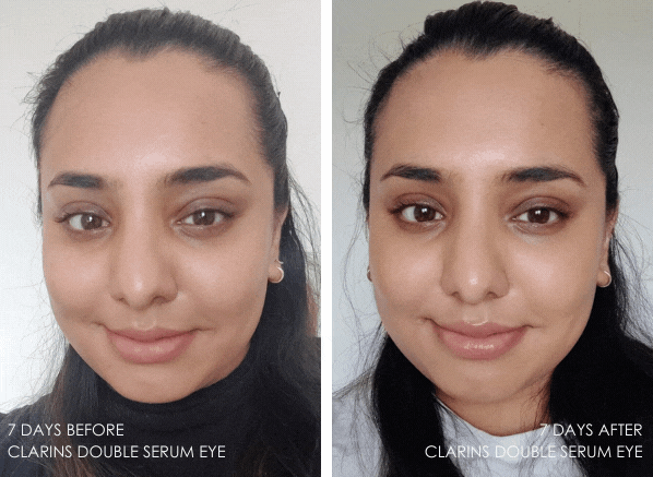 Clarins Double Serum Eye: The Results
