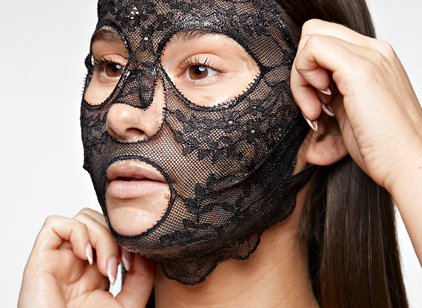 Best Couture Skincare Brands To Try in 2021; Givenchy Le Soin Noir Lace Face Mask