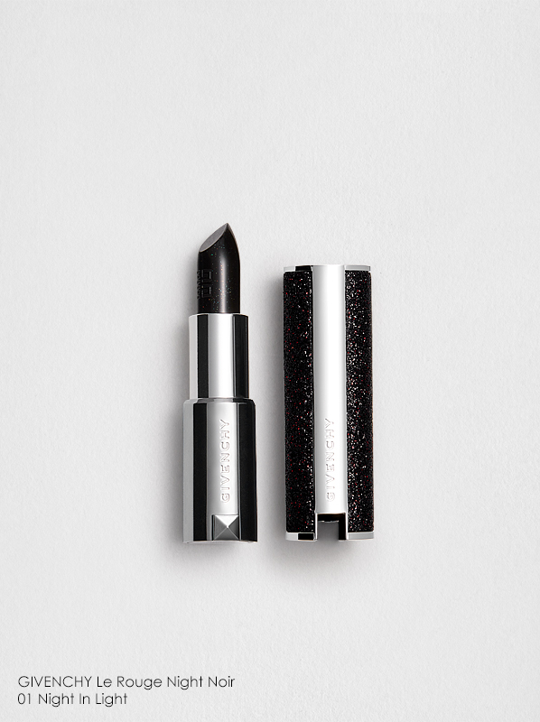 Image of GIVENCHY Le Rouge Night Noir showing shade