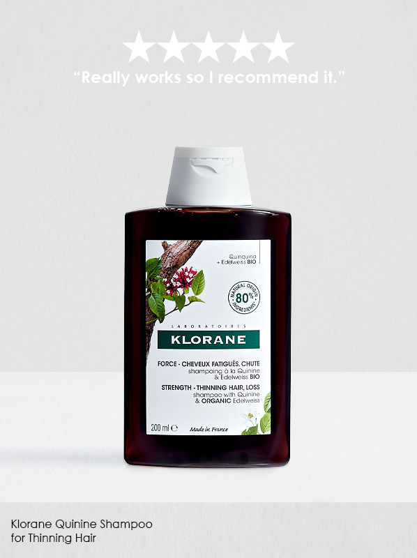 Best reviewed French Pharmacy shampoo - Klorane Quinine Shampoo for Thinning Hair
