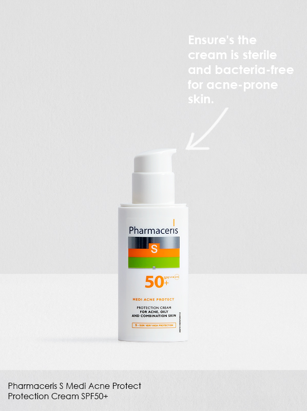 Airless Skincare: Pharmaceris S Medi Acne Protect Protection Cream SPF50+