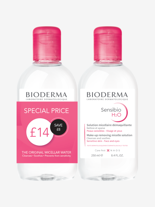 Bioderma Discounts Bioderma Sensibio H2O - Micelle Solution 2x 250ml