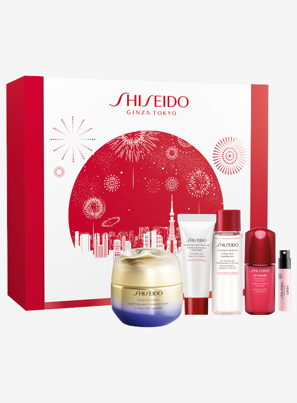 Savings Shiseido Vital Perfection Uplifting and Firming Cream 50ml Gift Set 