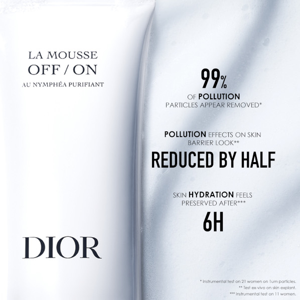 DIOR Mousse ON/OFF Foaming Cleanser Key Features