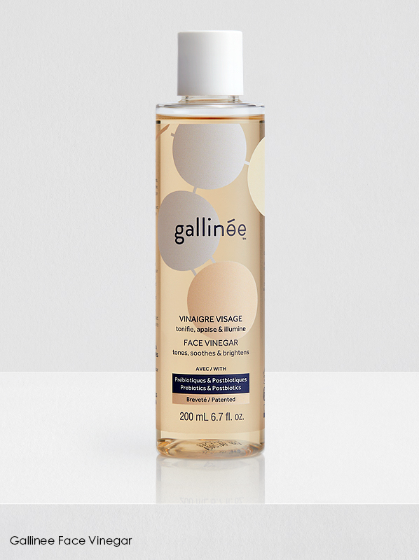 Gallinee’s Face Vinegar for best gallinee skincare with probiotics