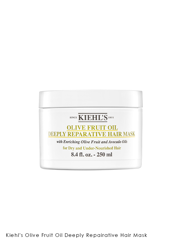 Hydrating Hair Mask: Kiehl's Olive Fruit Oil Deeply Repairative Hair Mask 250ml
