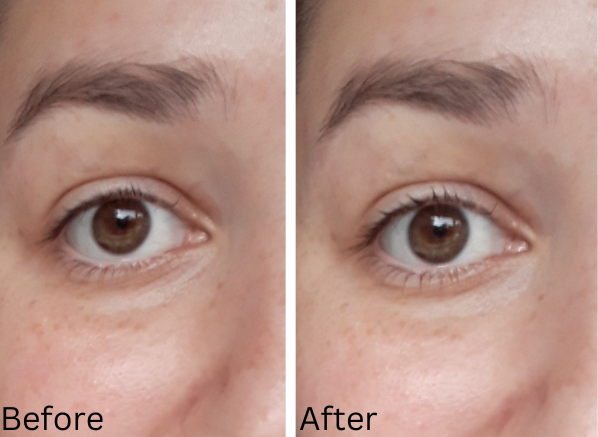 Clarins Lash Serum before and after photo