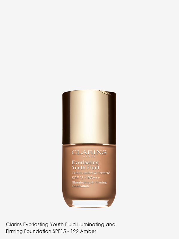 Best Clarins icons: Clarins Everlasting Youth Fluid Illuminating and Firming Foundation SPF 15 