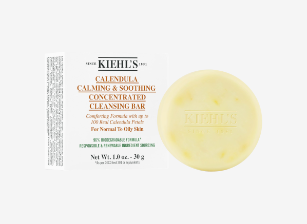 Kiehl's Calendula Calming & Soothing Concentrated Cleansing Bar Review