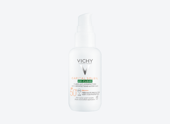 Vichy Capital Soleil UV Clear Mattifying Sun Protection SPF50+ with Salicylic Acid for Blemish-Prone Skin 40ml