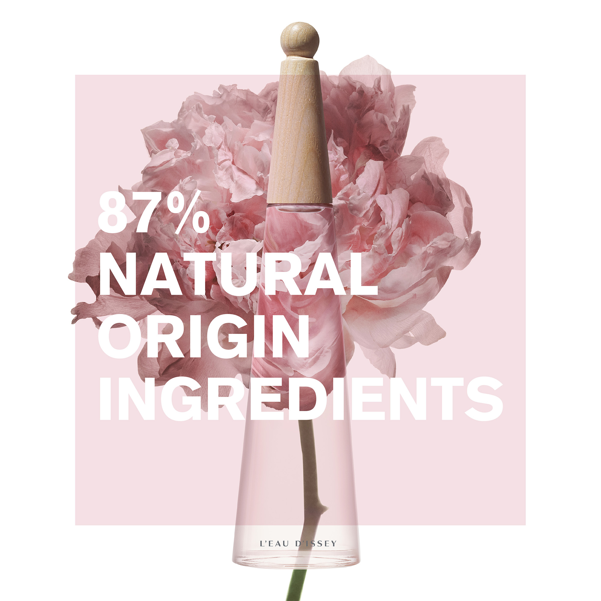 Pivoine Intense is made from 87% natural origin ingredients