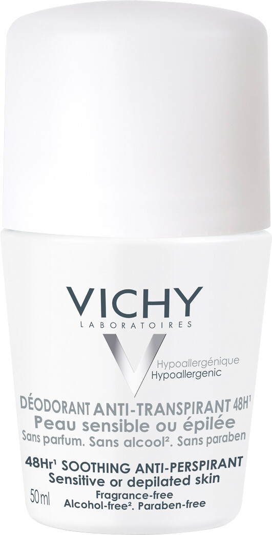 Vichy 48hr Soothing Anti-Perspirant - Sensitive or Depilated Skin 50ml