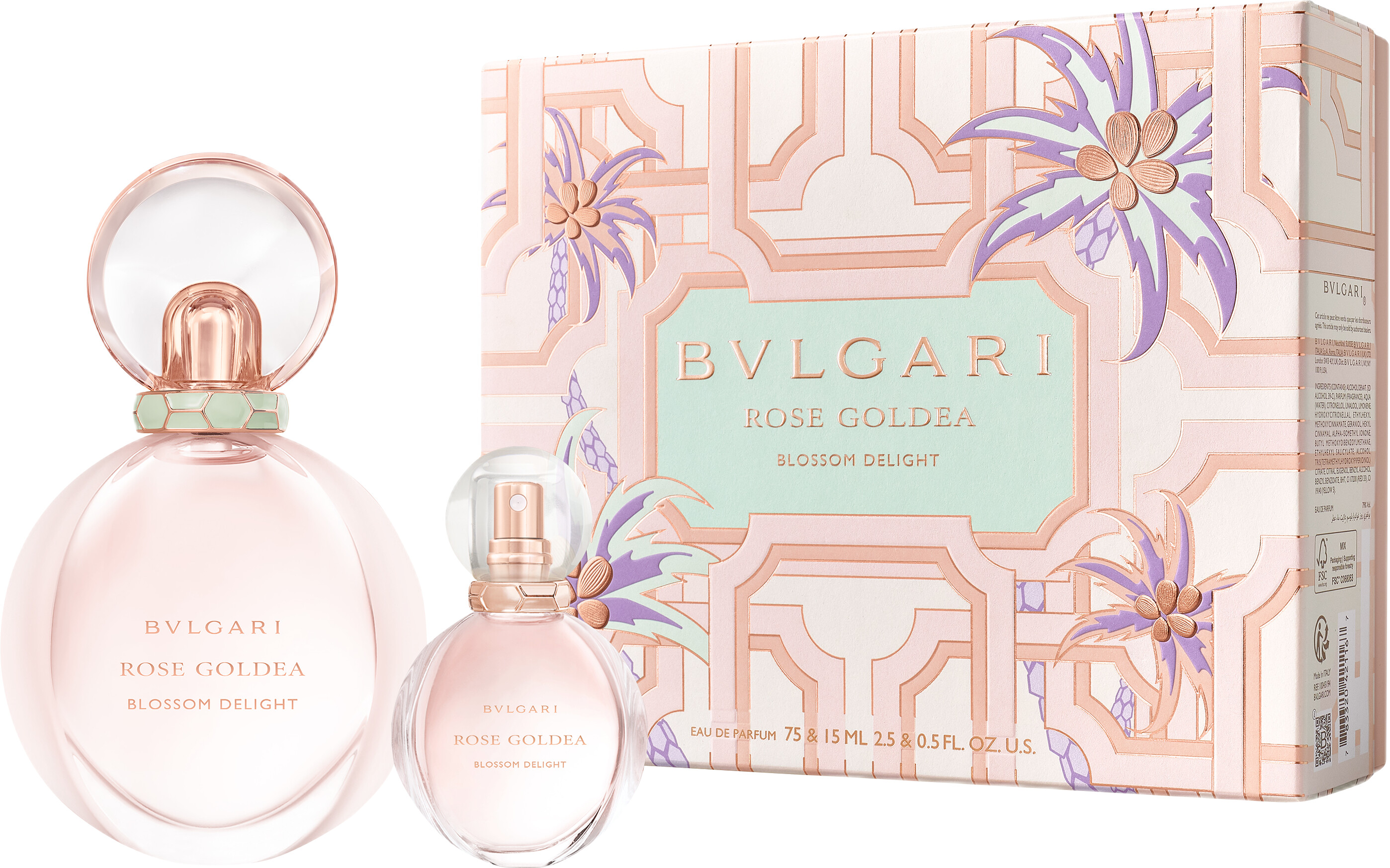 BVLGARI Rose Goldea Blossom Delight Eau de Parfum Spray 75ml Gift Set