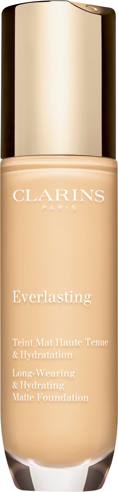 Clarins Everlasting Long-Wearing & Hydrating Matte Foundation 30ml 100.5W - Cream