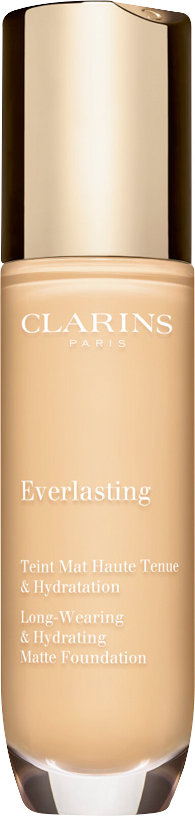 Clarins Everlasting Long-Wearing & Hydrating Matte Foundation 30ml 101W - Linen