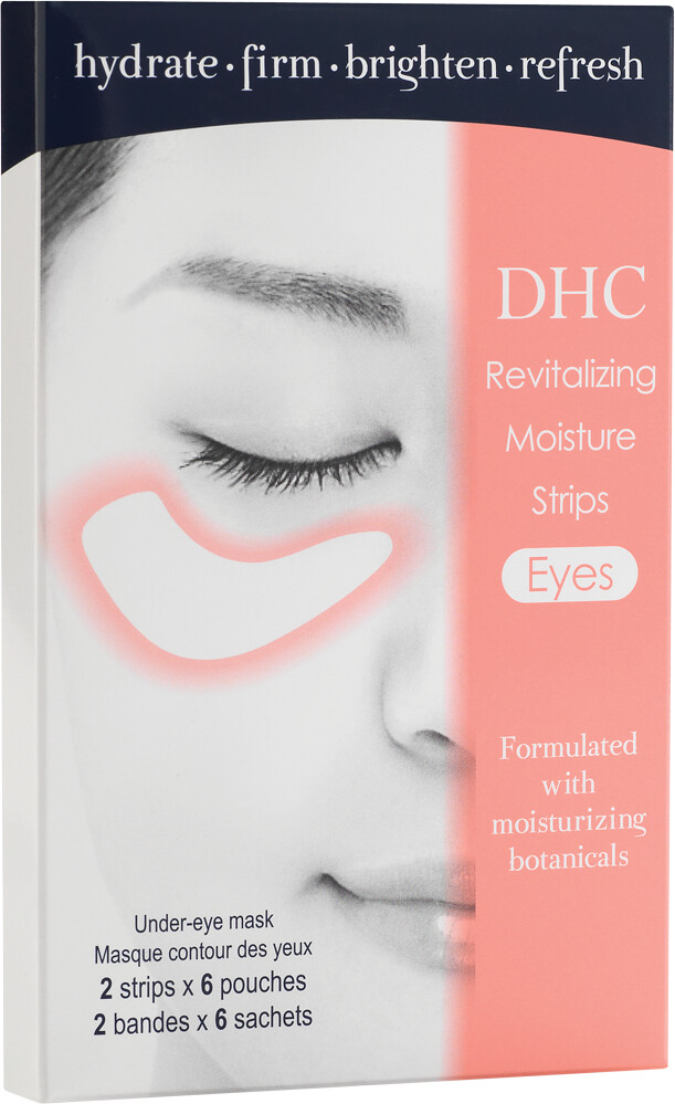 DHC Revitalizing Eye Moisture Strips: 2 Strips x 6 Pouches