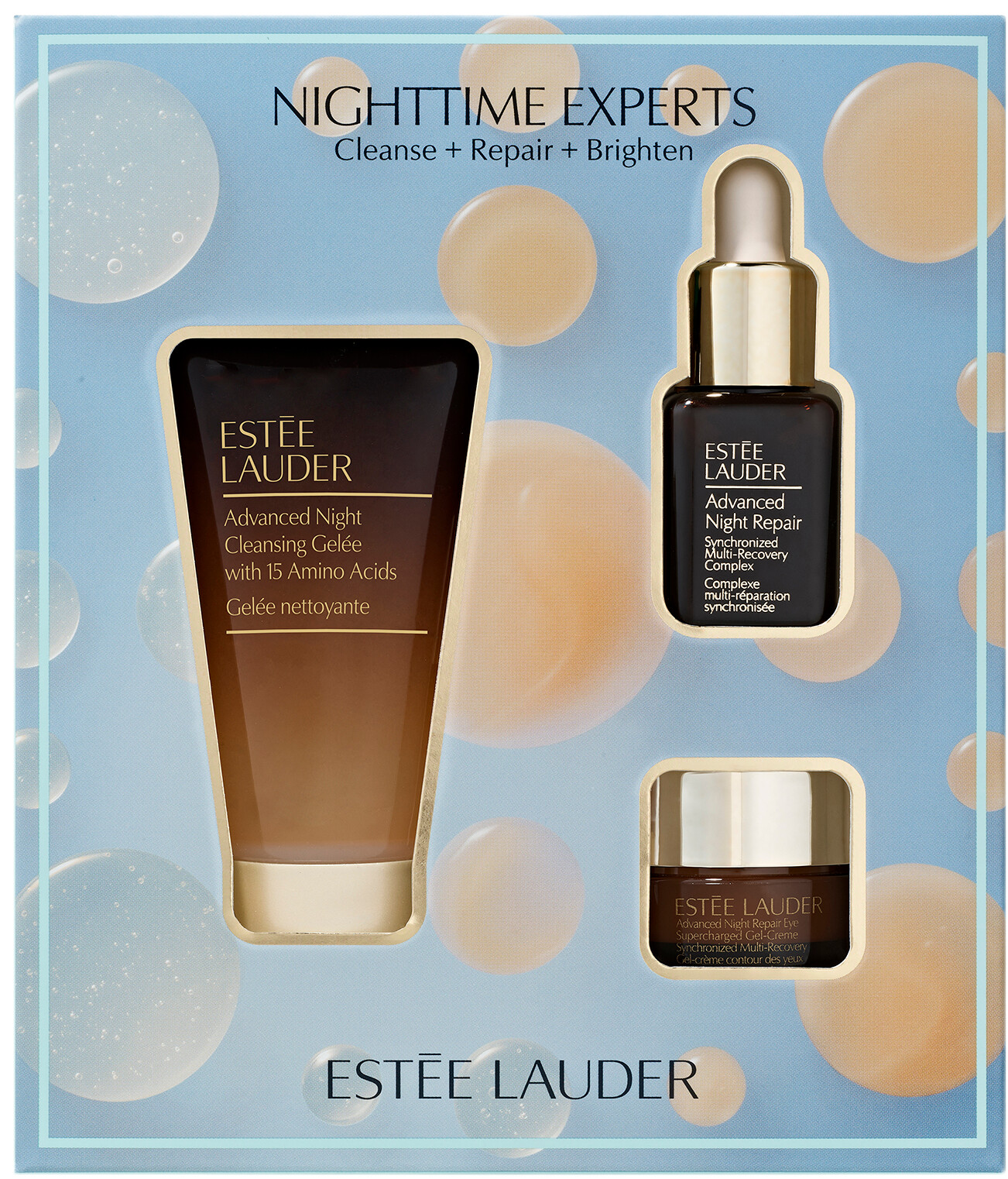 Estee Lauder Advanced Night Repair Nighttime Experts Skincare Starter 3 Piece Gift Set