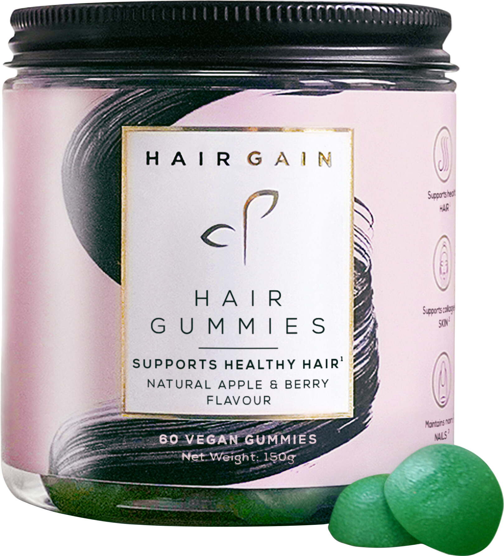 Hair Gain Vegan Hair Gummies x 60