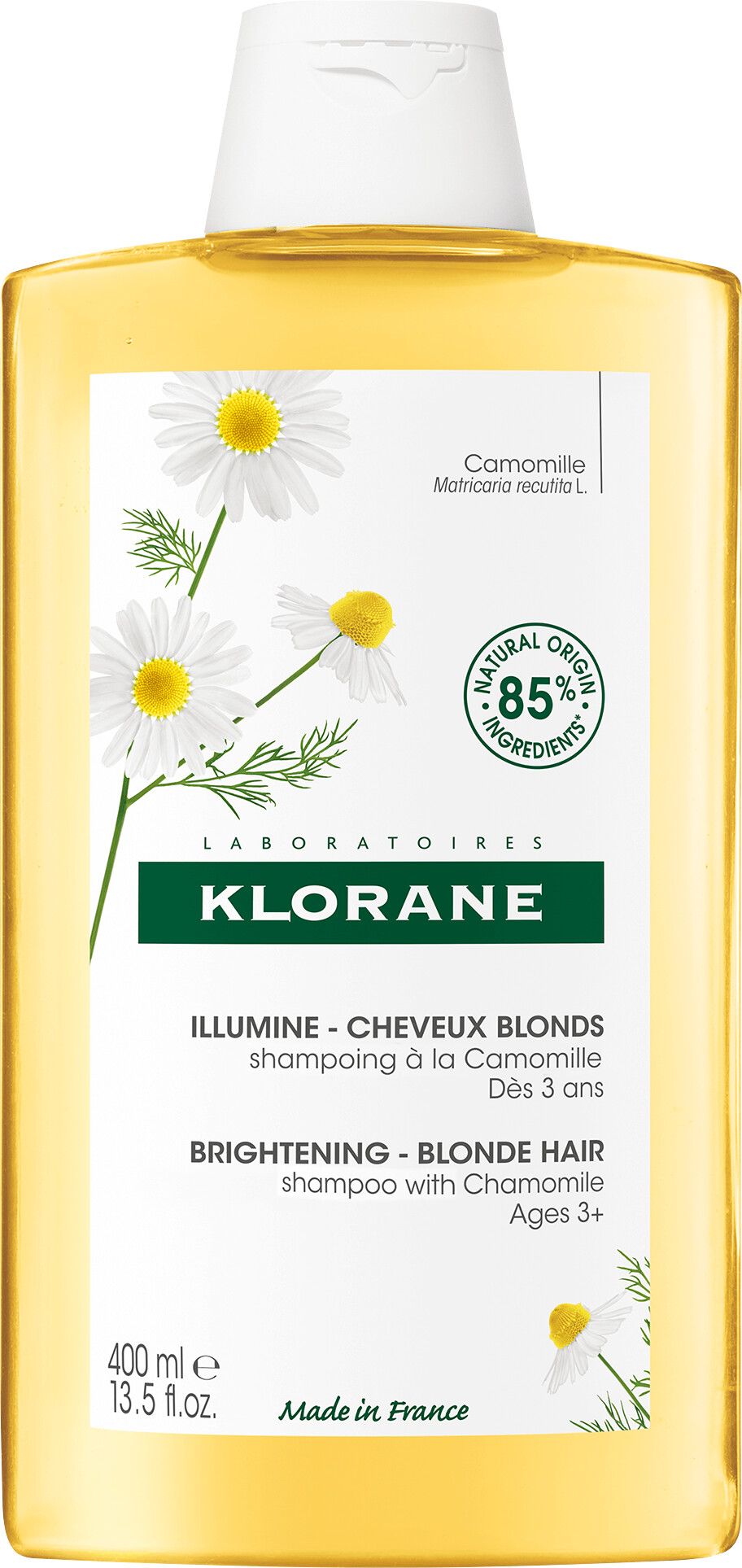 Klorane Chamomile Blonde Highlights Shampoo 400ml
