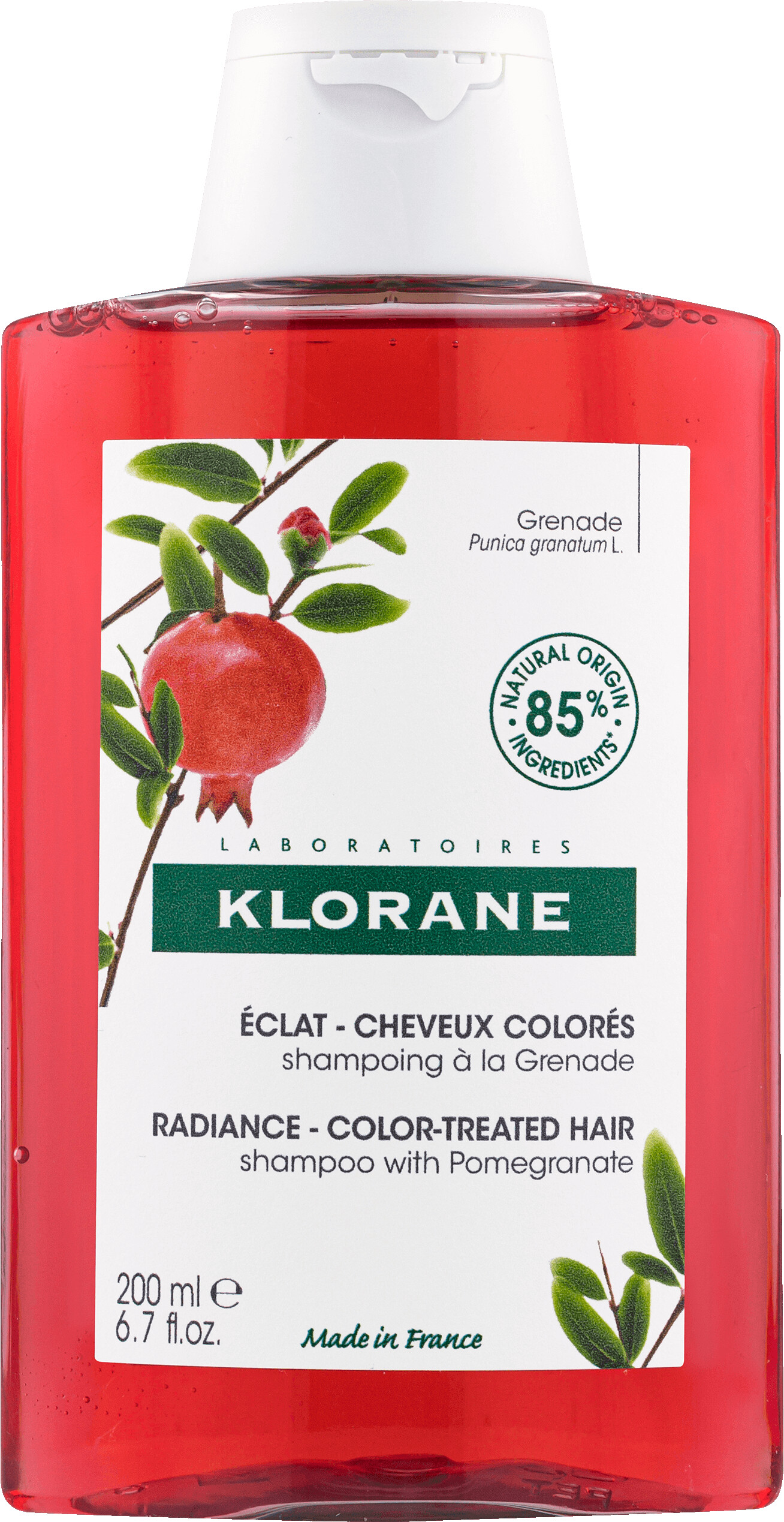 Klorane Pomegranate Radiance Shampoo for Colour-Treated Hair 200ml