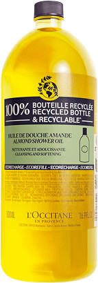 L'Occitane Almond Cleansing and Softening Shower Oil 500ml Refill