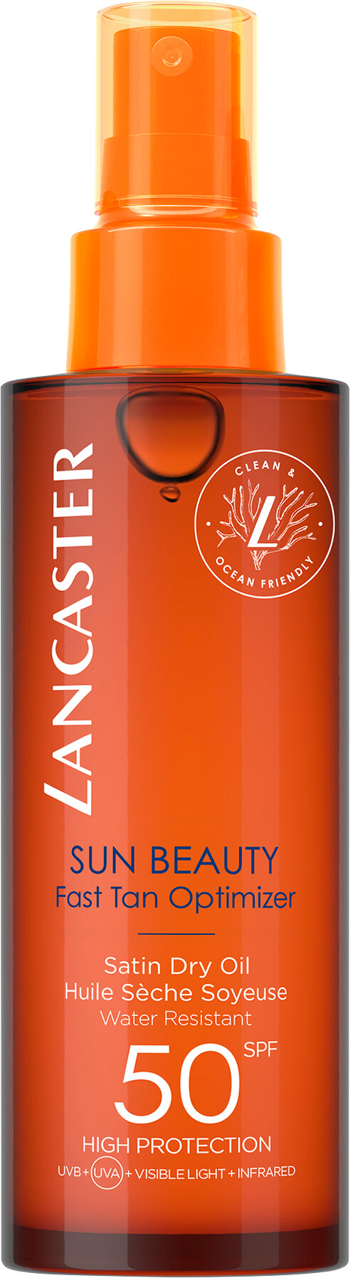 Lancaster Sun Beauty Satin Dry Oil SPF50 150ml