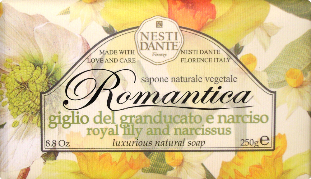 Nesti Dante Romantica Royal Lily and Narcissus Soap 250g