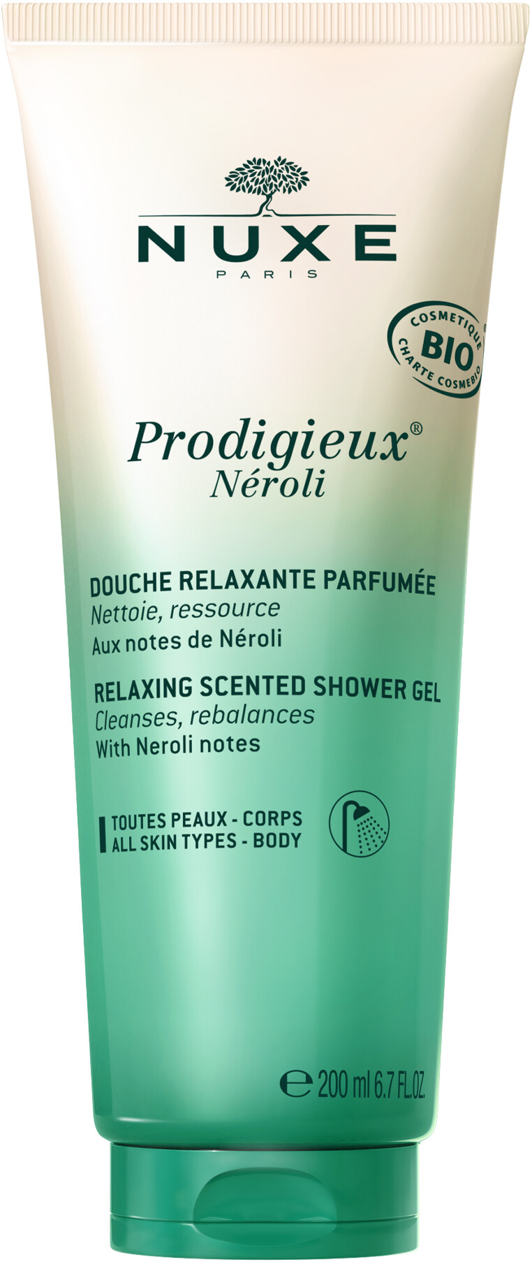 Nuxe Prodigieux Neroli Relaxing Scented Shower Gel 200ml