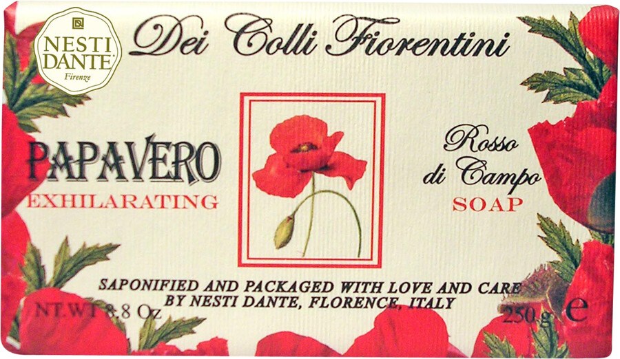 Nesti Dante Dei Colli Fiorentini Poppy Soap 250g
