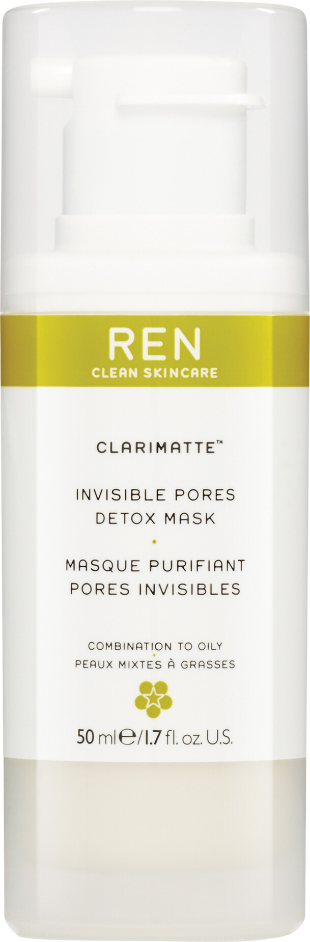 REN Clarimatte Invisible Pores Detox Mask 50ml
