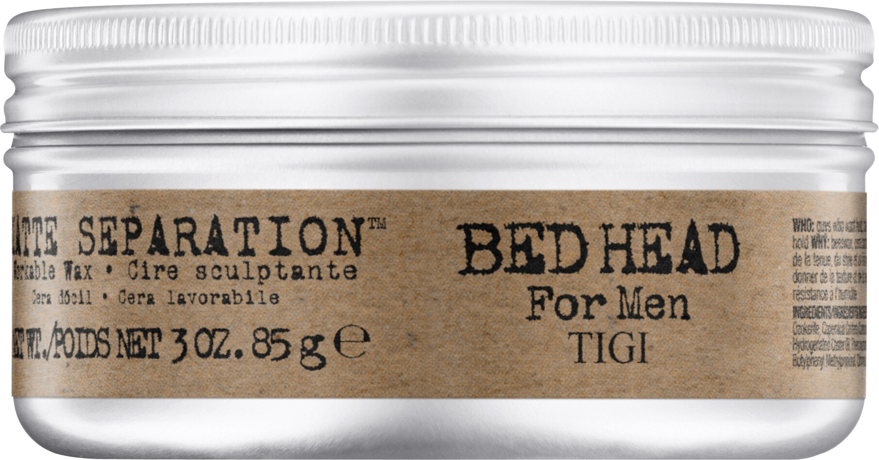 Click to view product details and reviews for Tigi Bed Head For Men Matte Separation Workable Wax 85g.