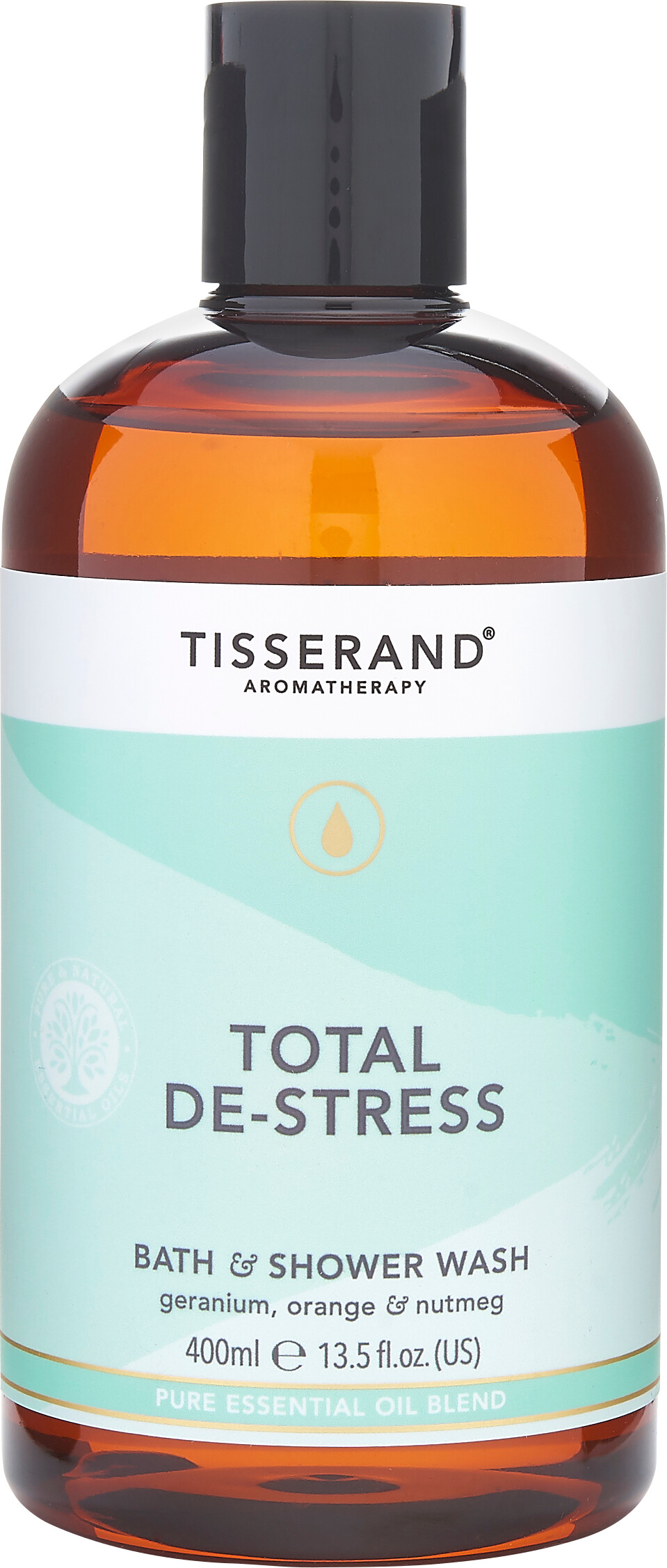 Tisserand Aromatherapy Total De-Stress Bath & Shower Wash 400ml