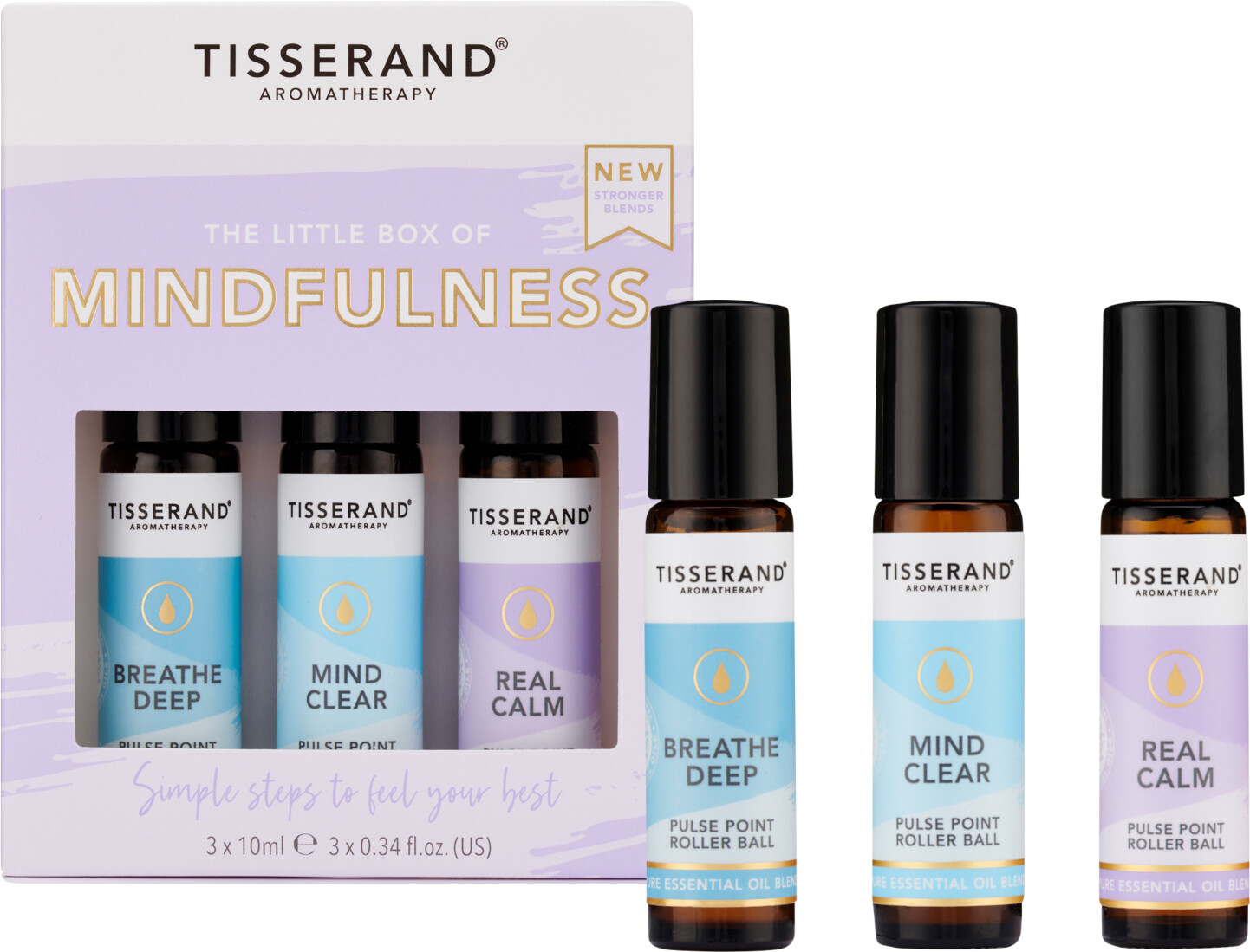 Tisserand Aromatherapy The Little Box of Mindfulness 3 x 10ml