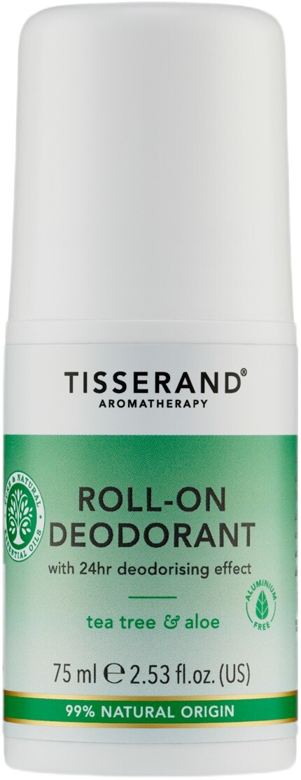 Tisserand Tea Tree & Aloe 24hr Protection Roll-On Deodorant 75ml