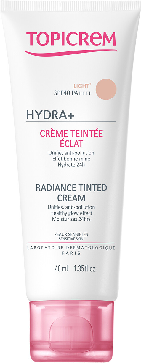 Topicrem Hydra+ Radiance Tinted Cream SPF50 40ml Light