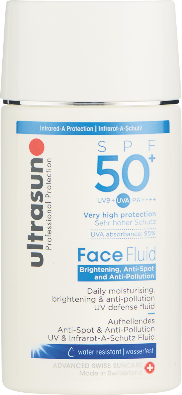 Ultrasun Face Fluid Brightening, Anti-Spot and Anti-Pollution SPF50+ 40ml