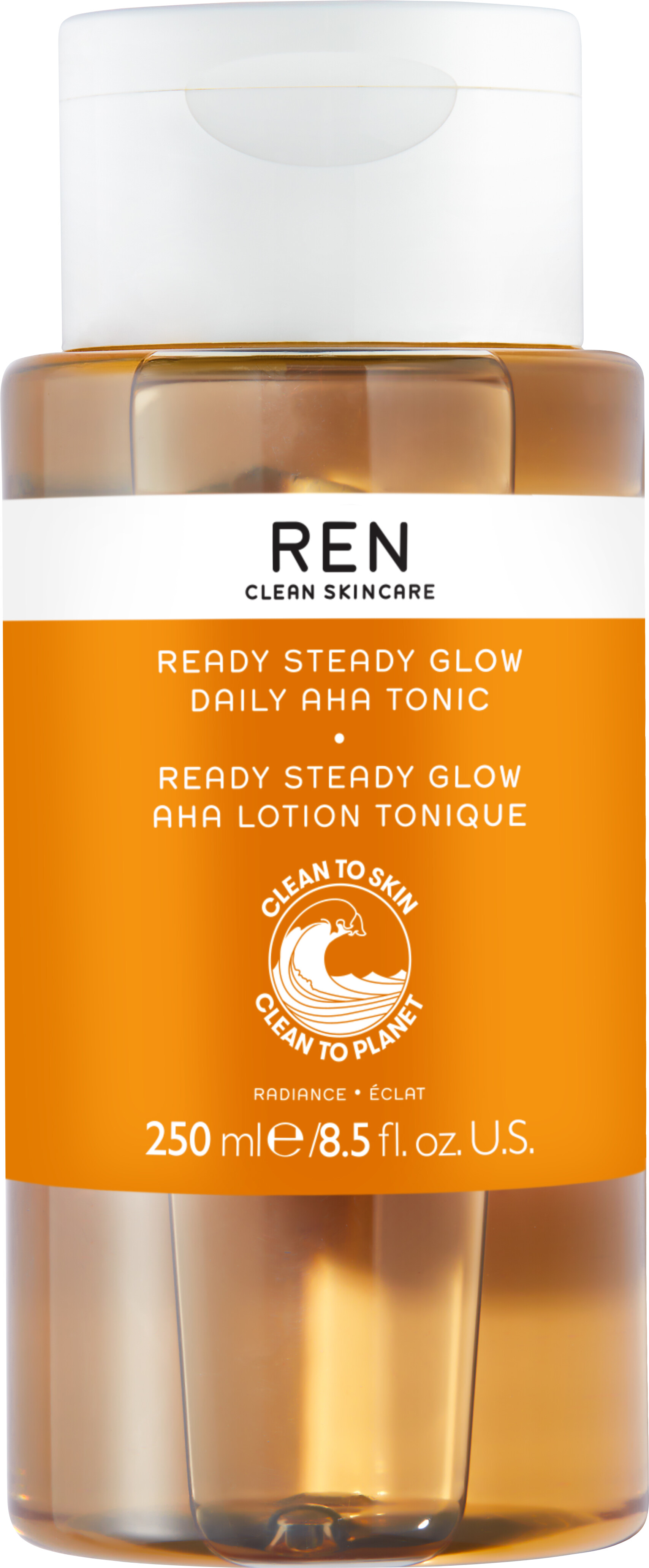 REN Ready Steady Glow Daily AHA Tonic 250ml