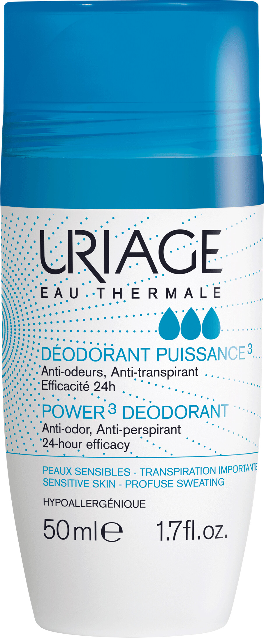 Uriage Power 3 Anti-Perspirant Roll-On Deodorant 50ml