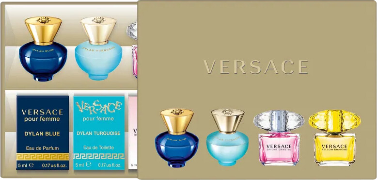 Versace Miniature Collection Womens Gift Set 4 x 5ml