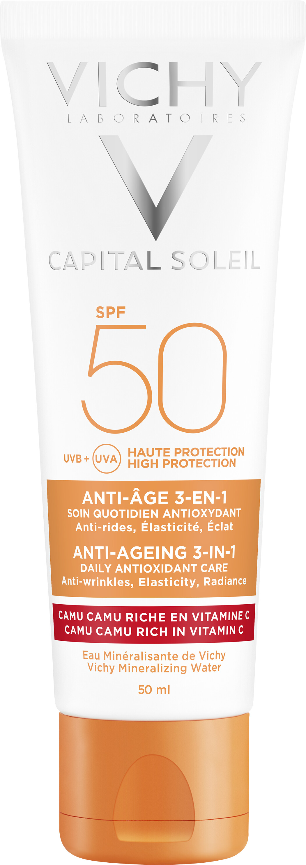 Vichy Capital Soleil Anti-Ageing 3-In-1 Daily Antioxidant Care SPF50 50ml