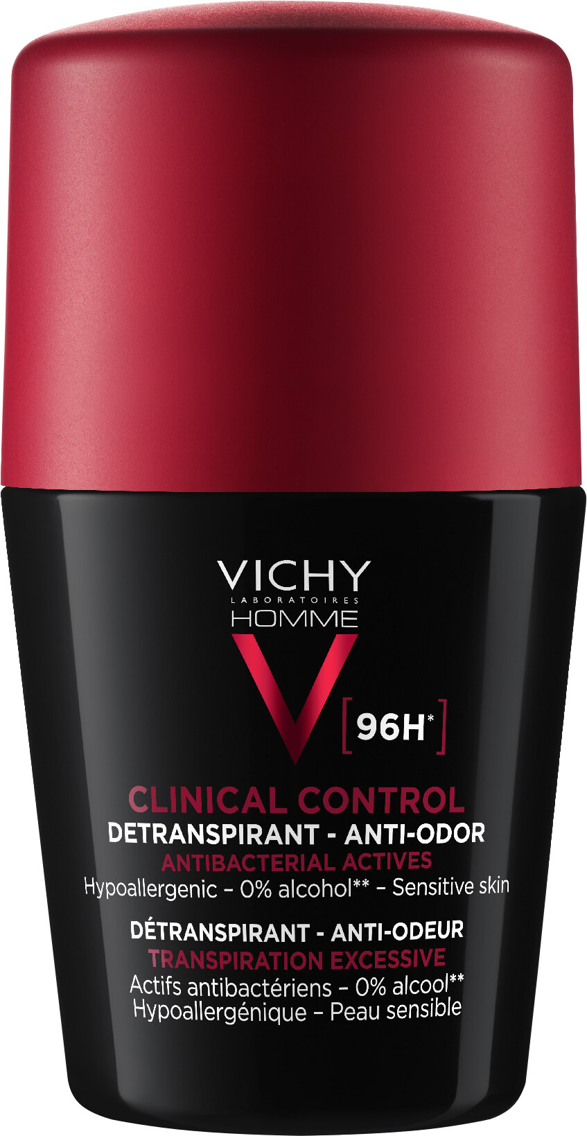 Vichy Homme 96hr Clinical Control Detranspirant Deodorant 50ml